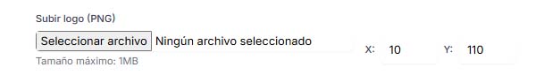 Sube tu logo para el banner